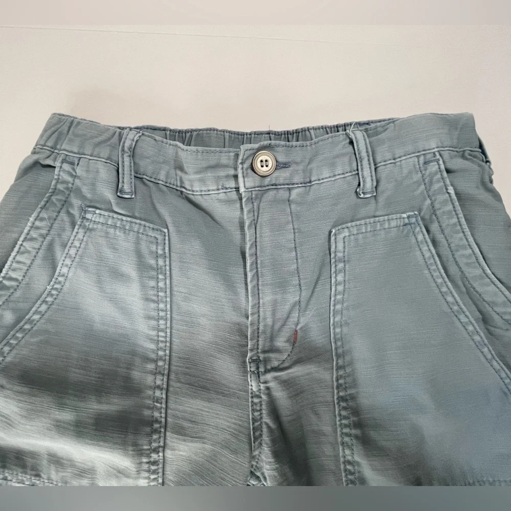 ANTHROPOLOGIE Pilcro The Roamer Blue Utility Cropped Pants Size 25 Straight Leg - Picture 4 of 14